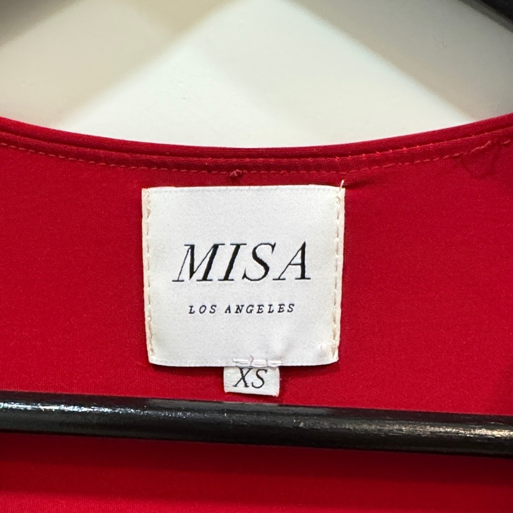 Misa Los Angeles Red Mini Dress SEXY - Picture 3 of 8